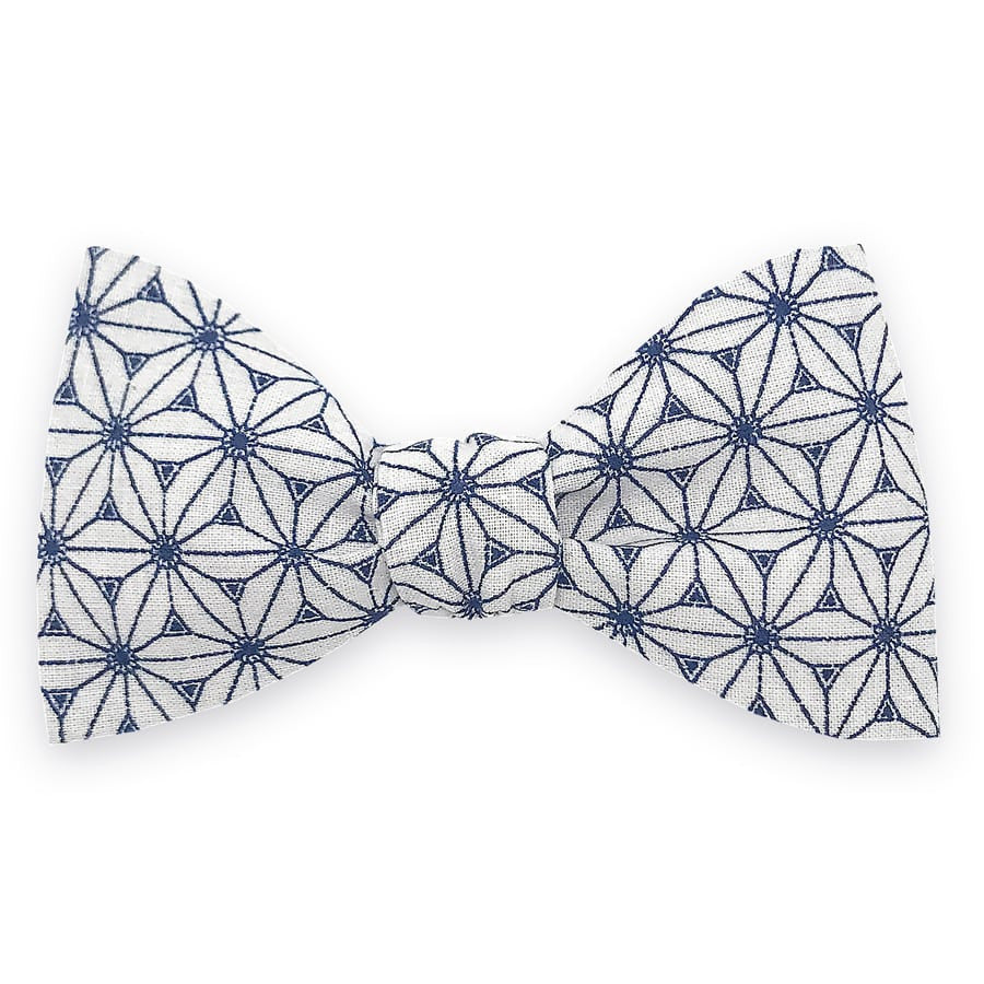 Noeud papillon japonais blanc
