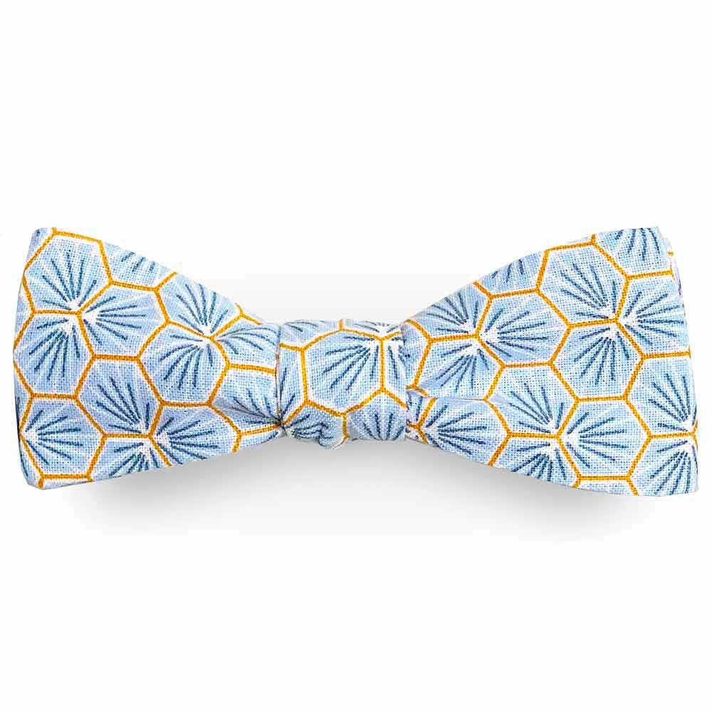 Noeud papillon japonais bleu ciel