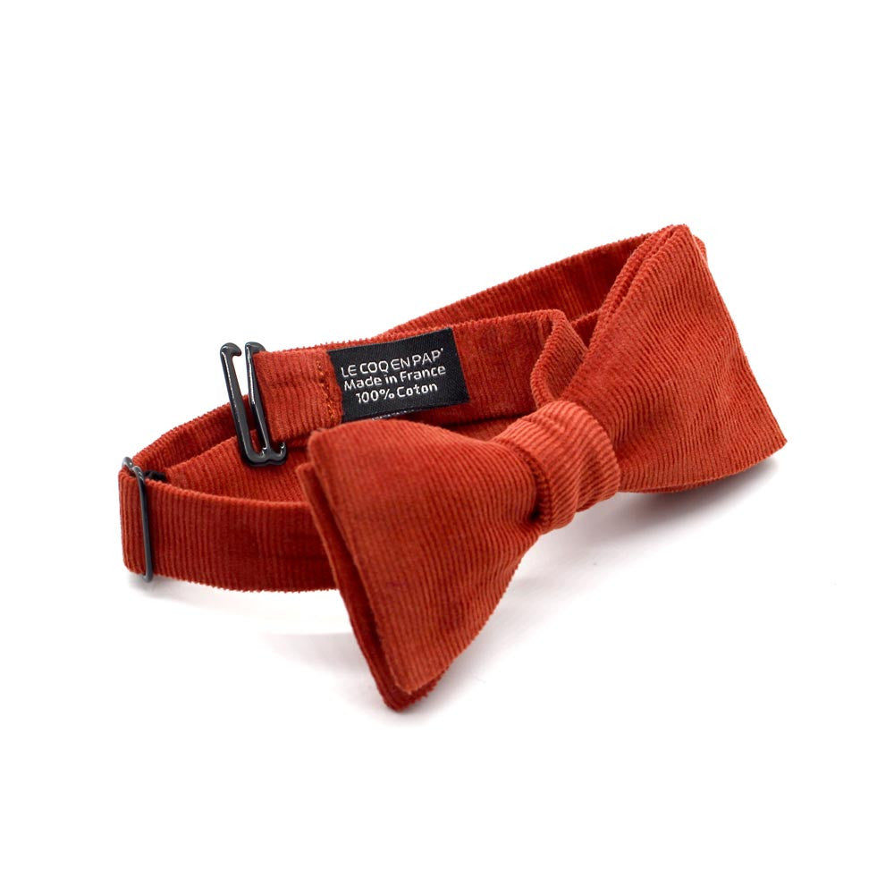 Noeud papillon terracotta pour homme