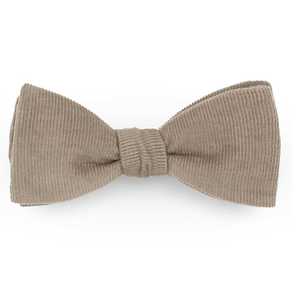 Noeud papillon beige uni