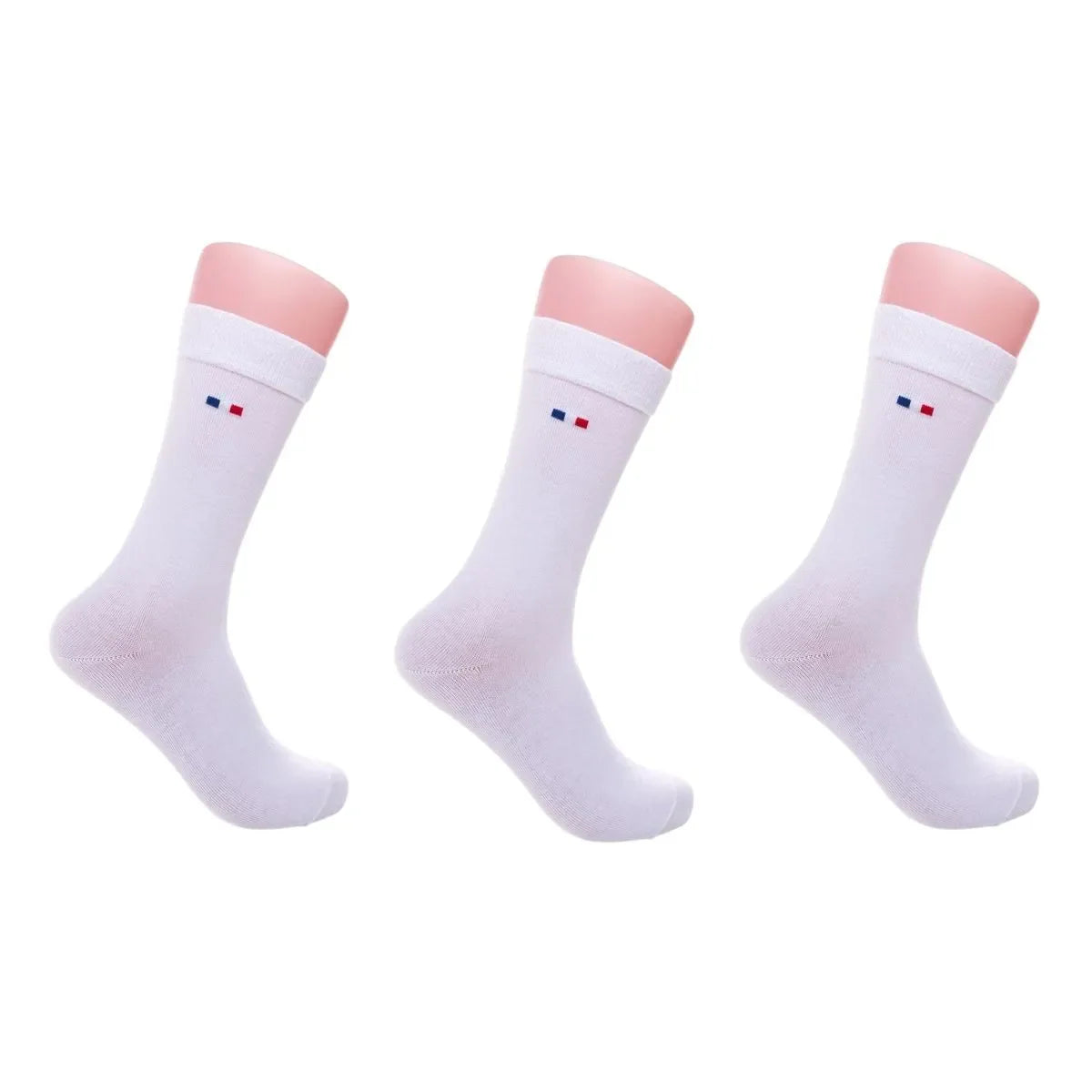 Pack de 3 paires chaussette française blanche