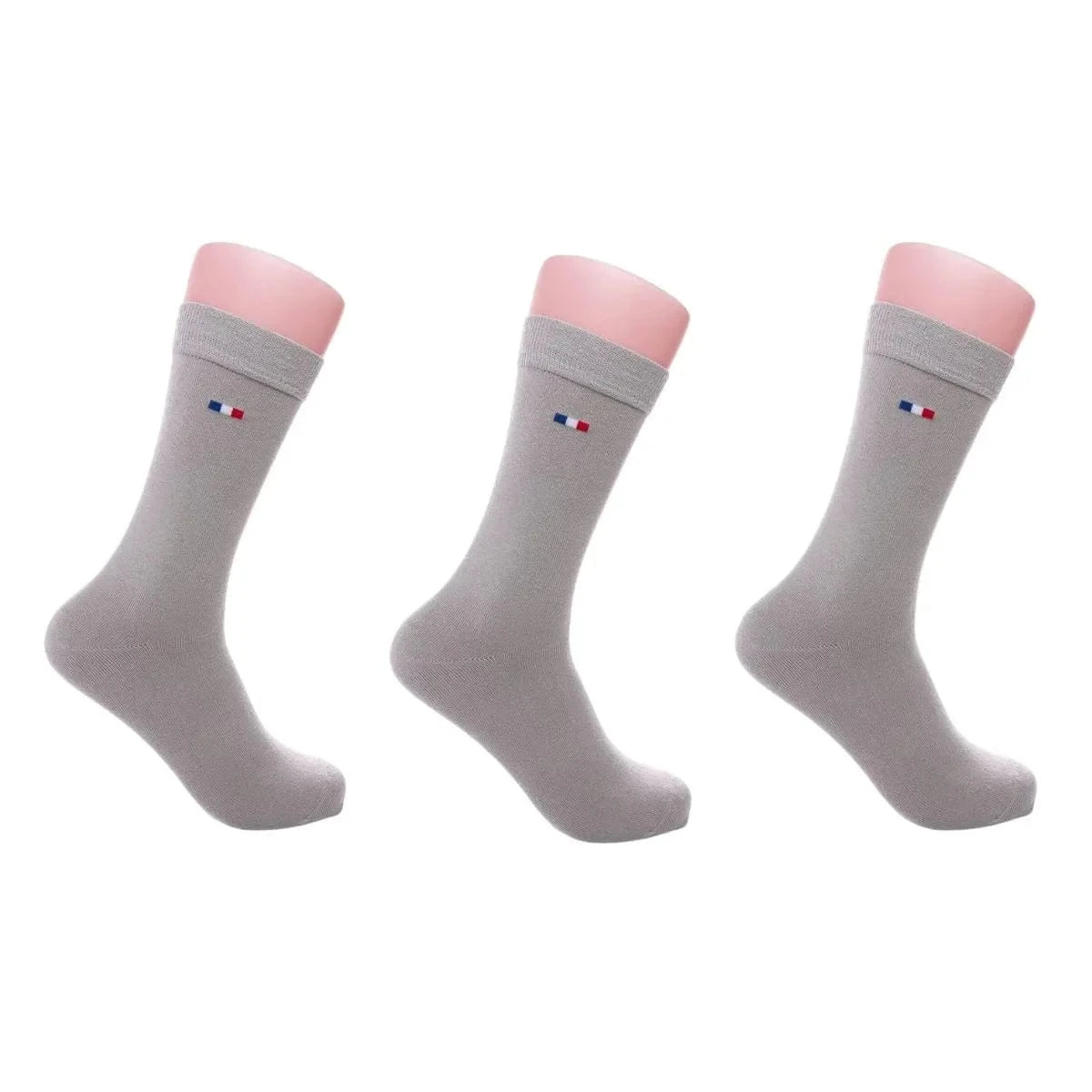 Pack de 3 paires chaussette française grise