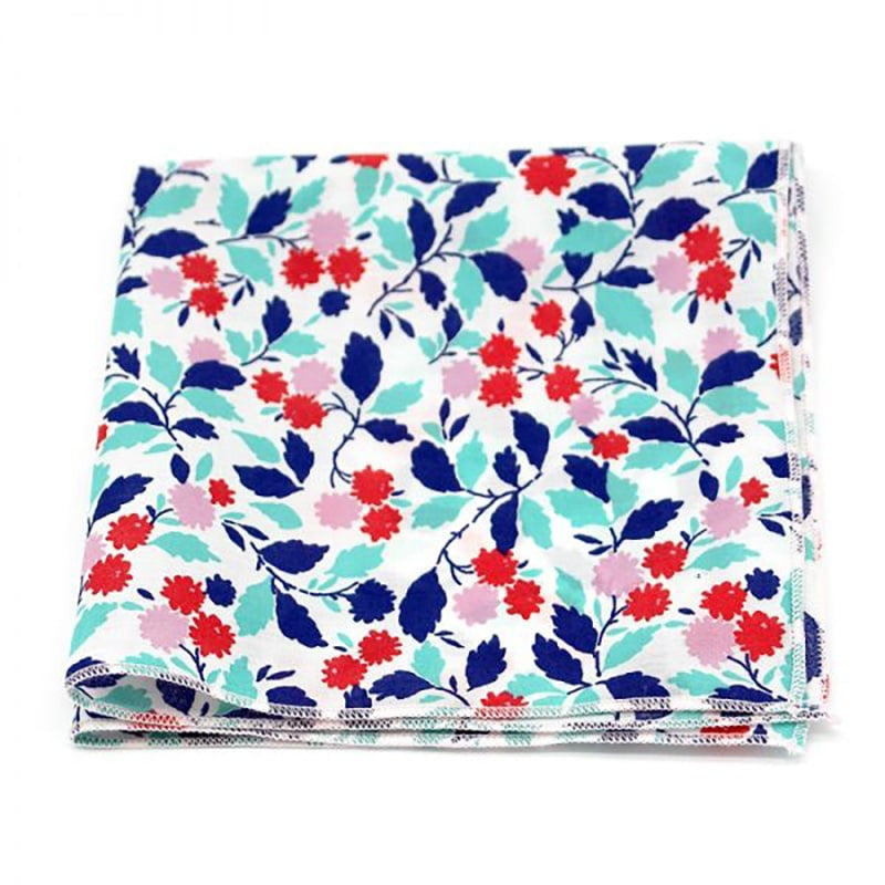 Pochette de costume fleuri liberty