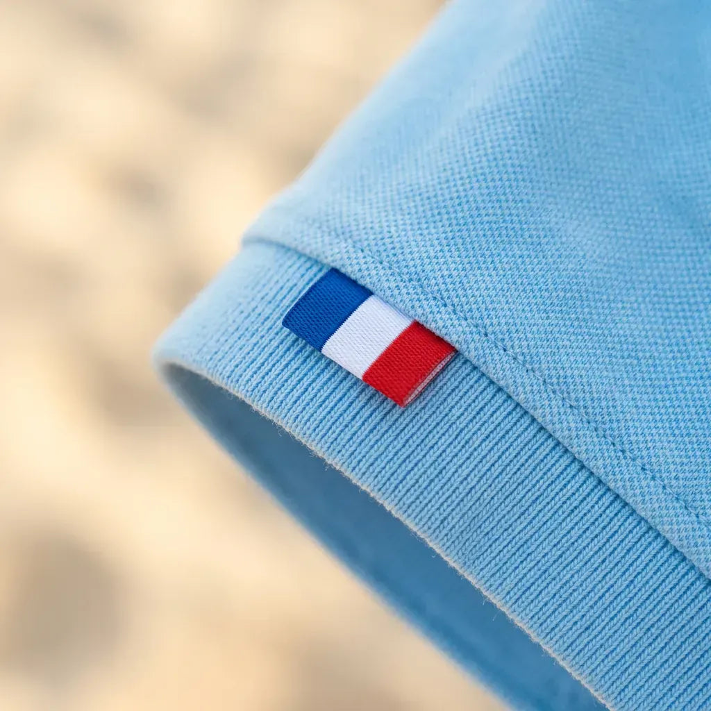 Polo bleu ciel homme | PALÂBA - Polo