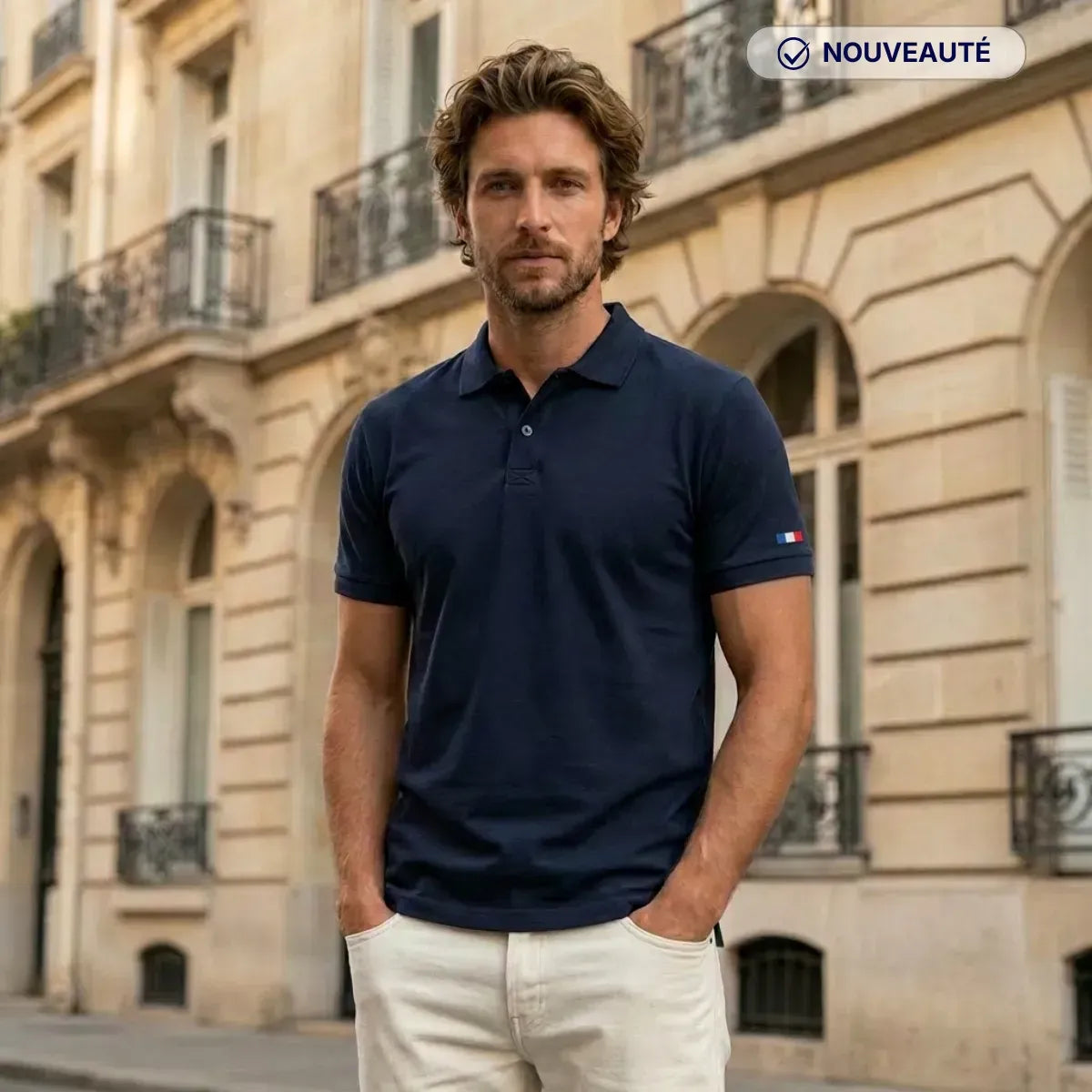 Polo marine homme | PALÂBA - Polo