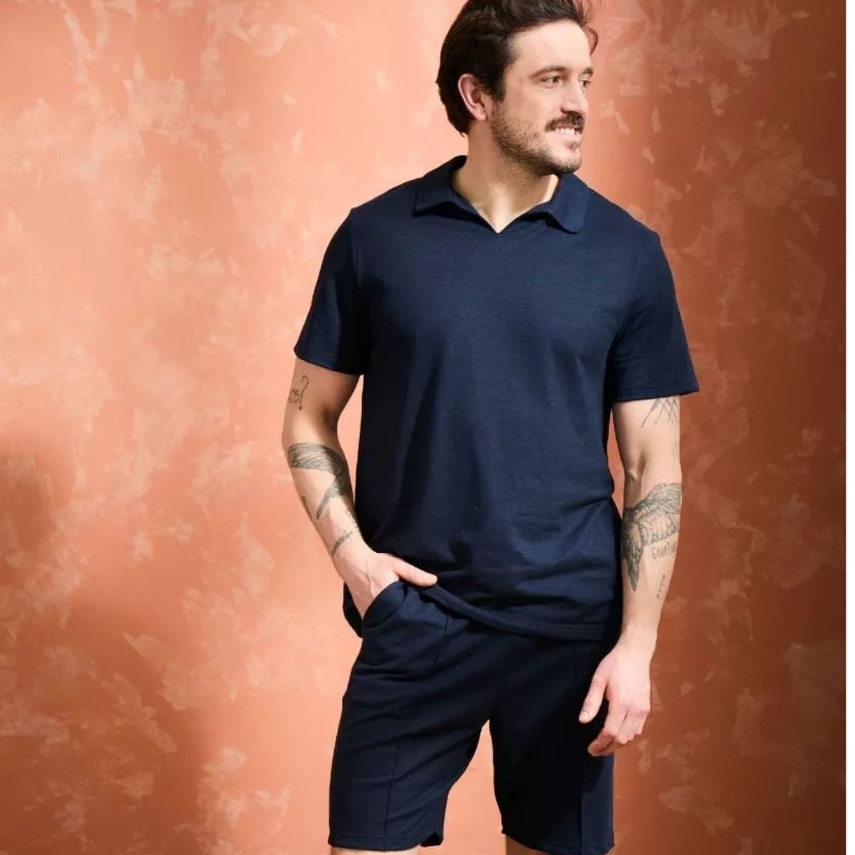 Polo Marine Lin Made in France