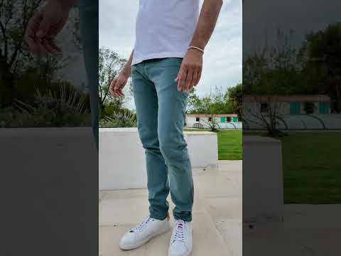 jean bleu clair pour homme coupe droite