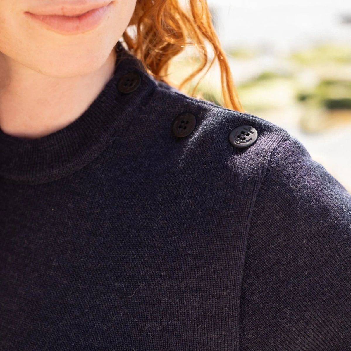 Pull marin femme bleu ardoise