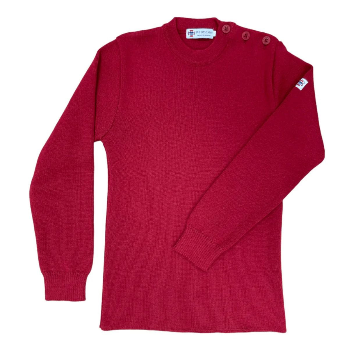 Pull marin femme rouge