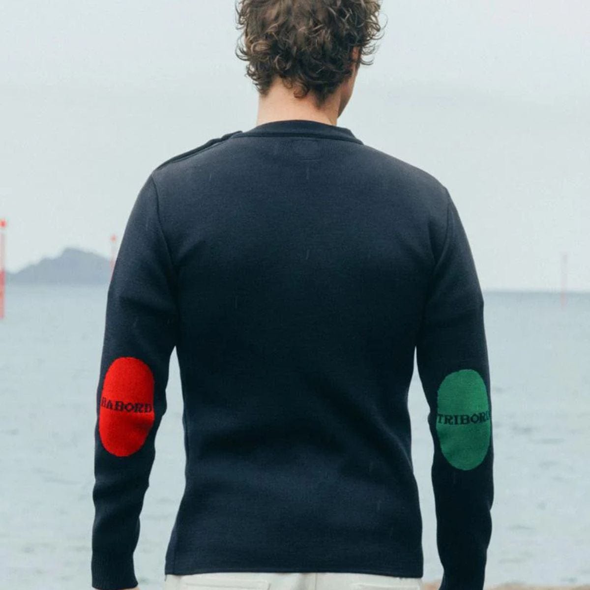 Pull marin homme bleu en laine anthracite