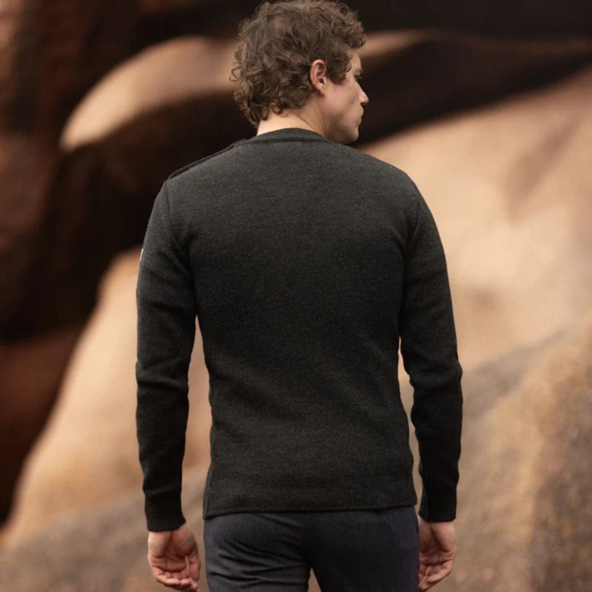 Pull marin homme gris anthracite