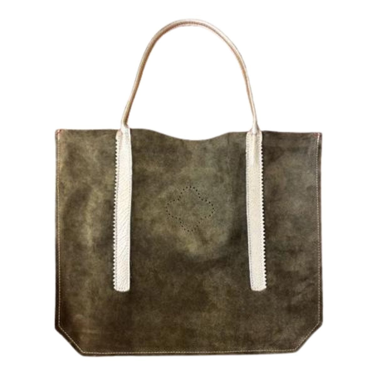 Sac en cuir vert