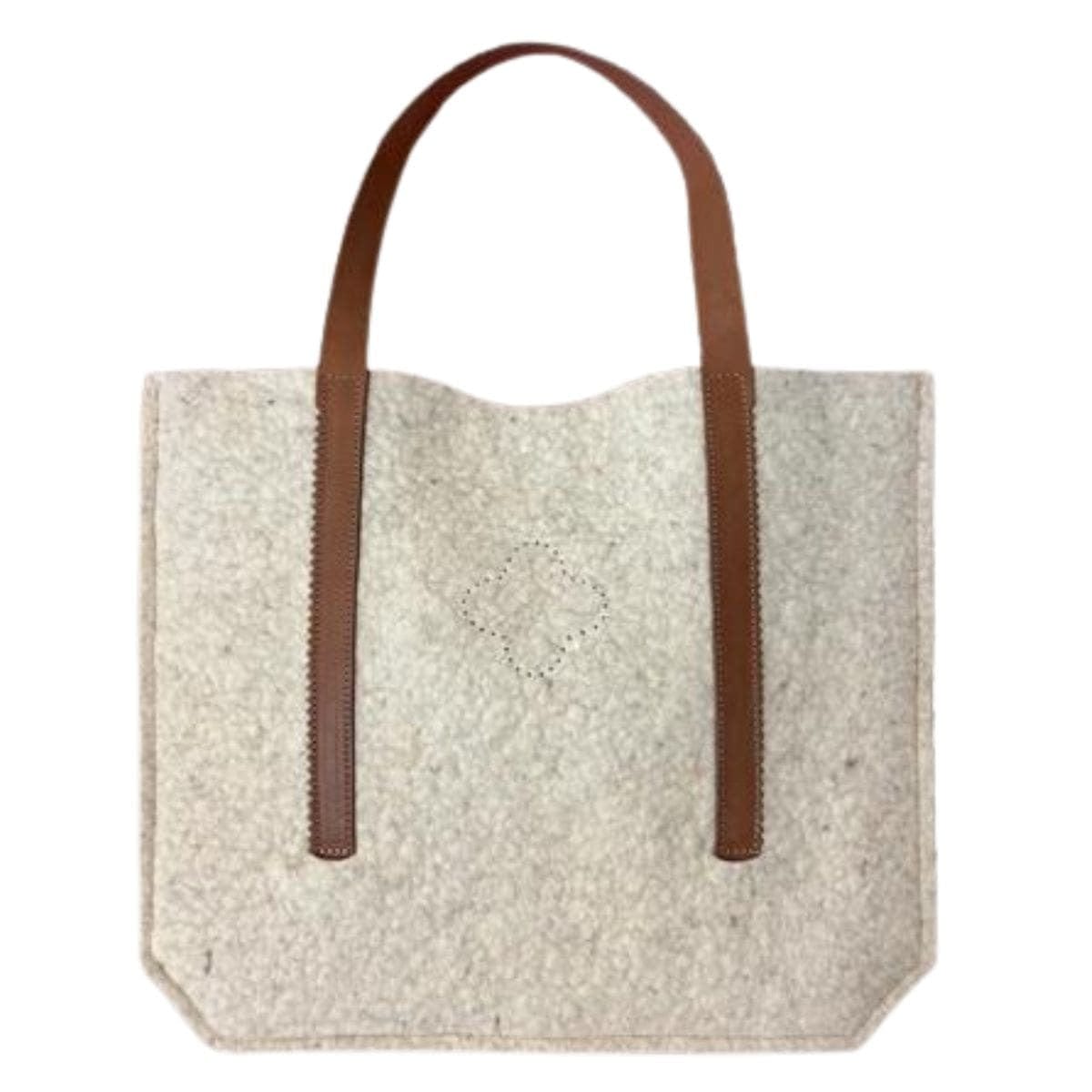 Sac cabas en cuir bronze