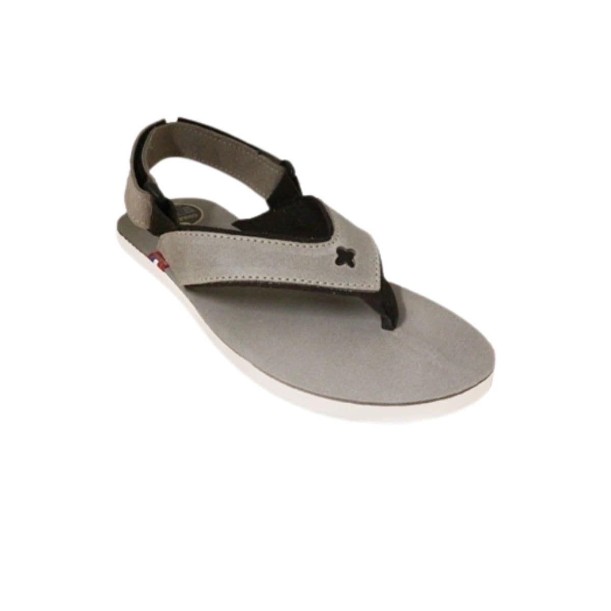 Sandale cuir homme taupe