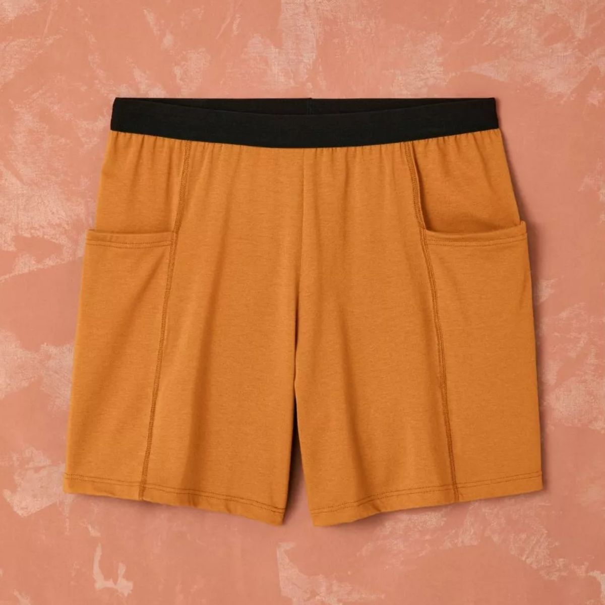 Short coton Homme Orange