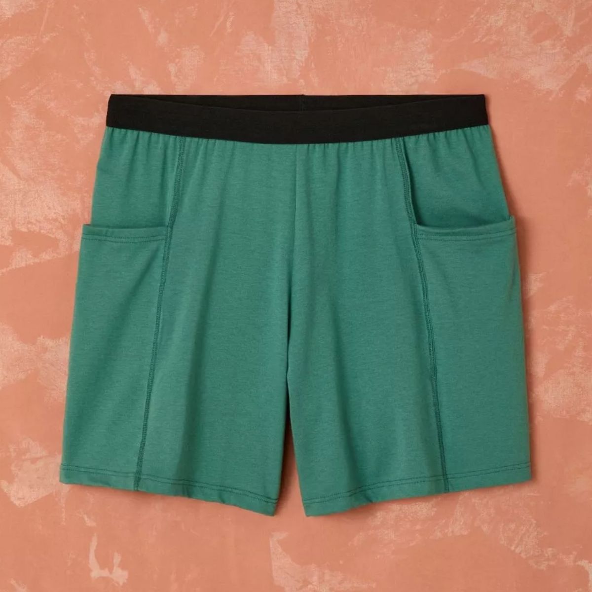 Short coton Homme Vert