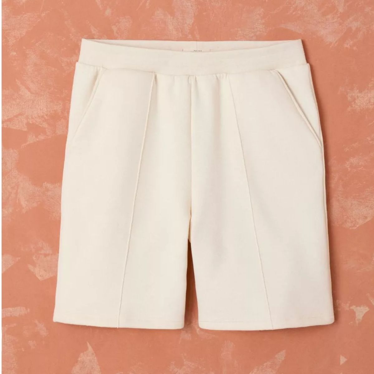 Short molleton Homme Ecru