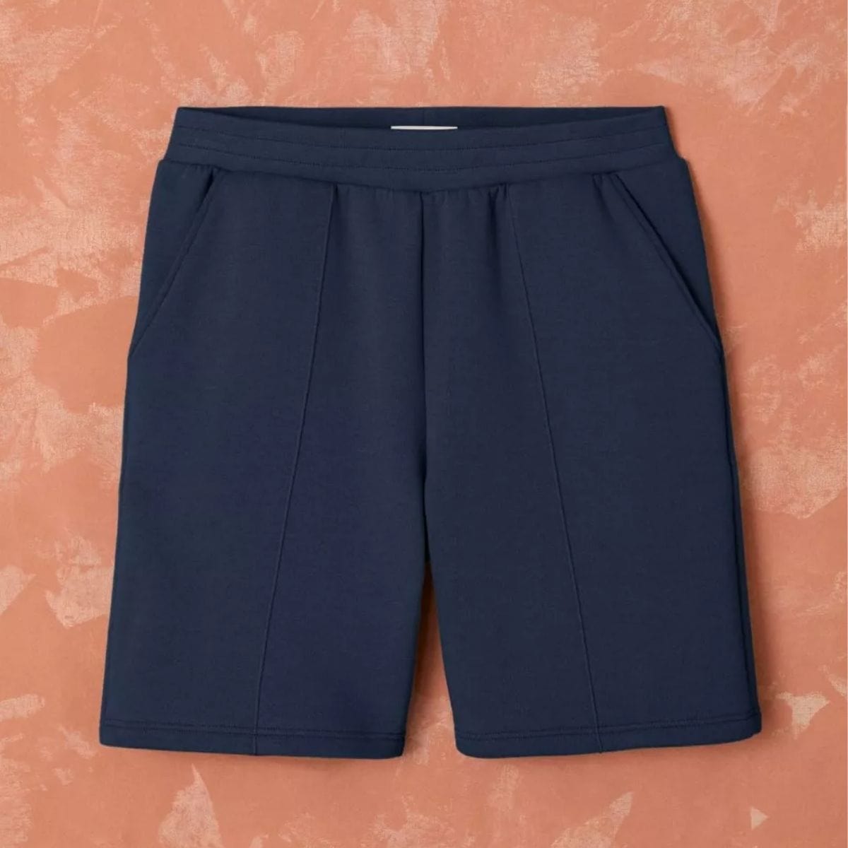Short molleton Homme Marine