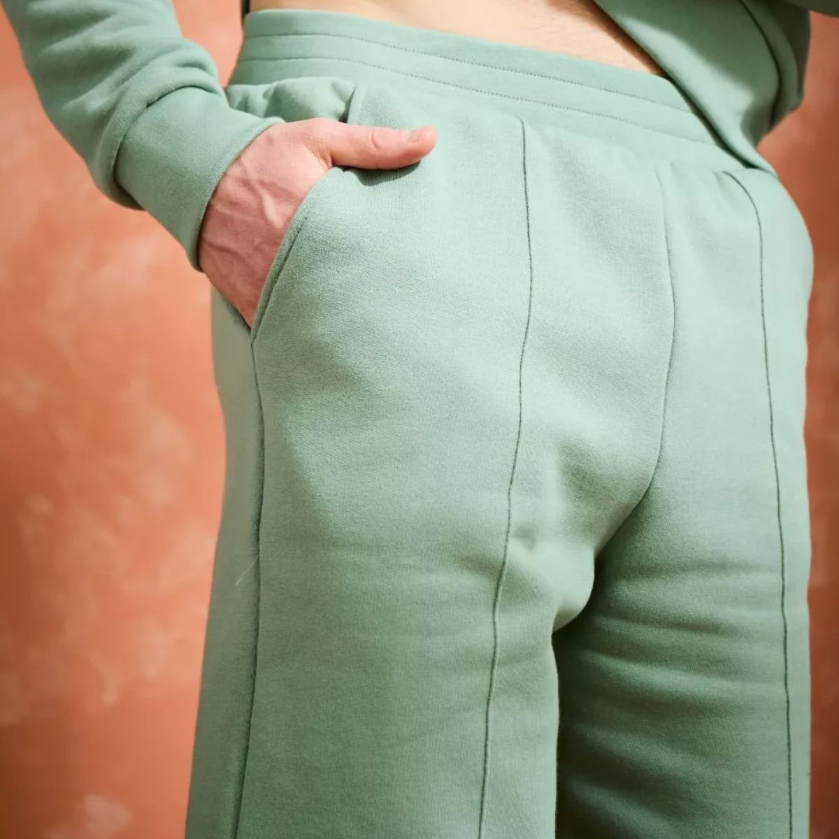 Short molleton Homme Vert