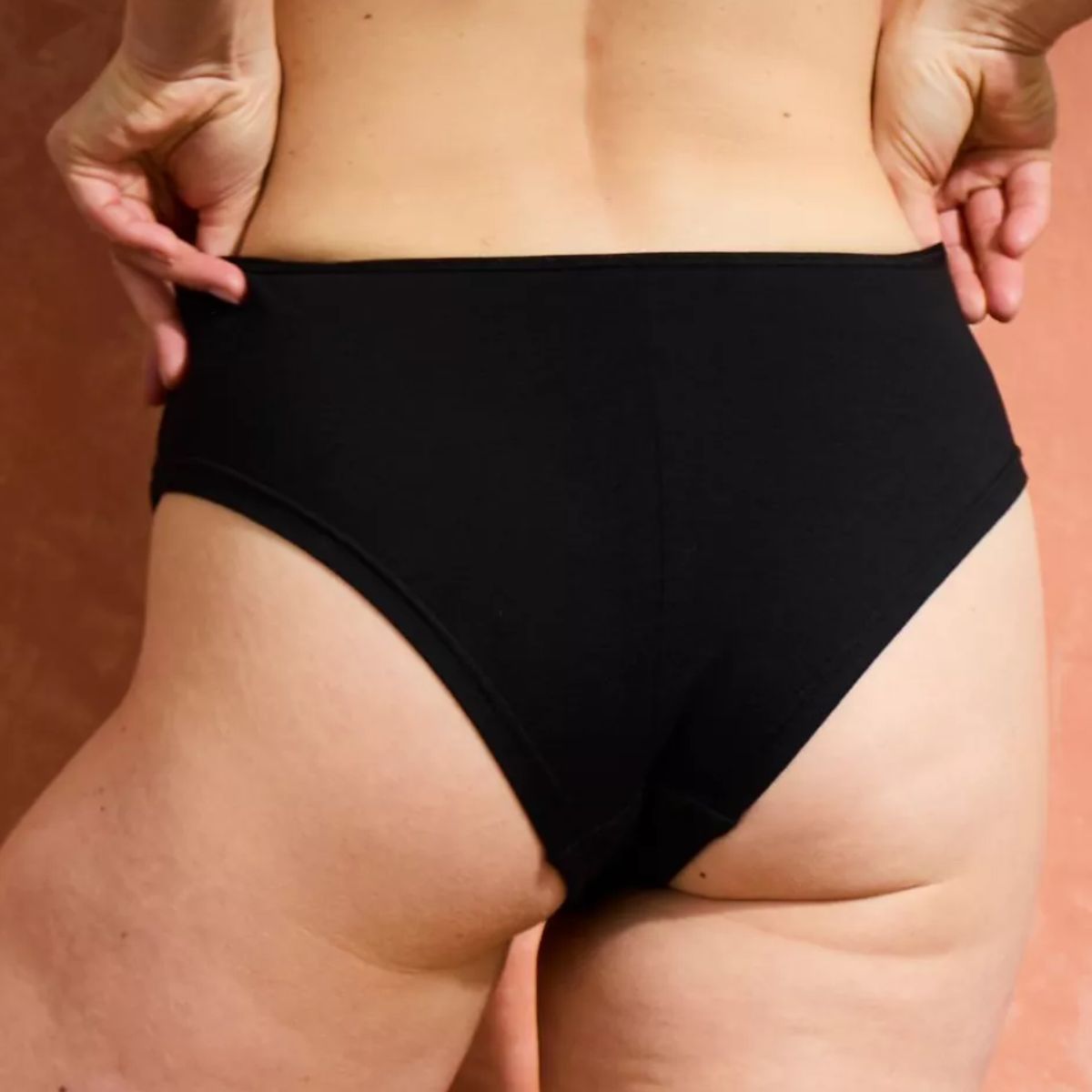 Shorty noir coton bio