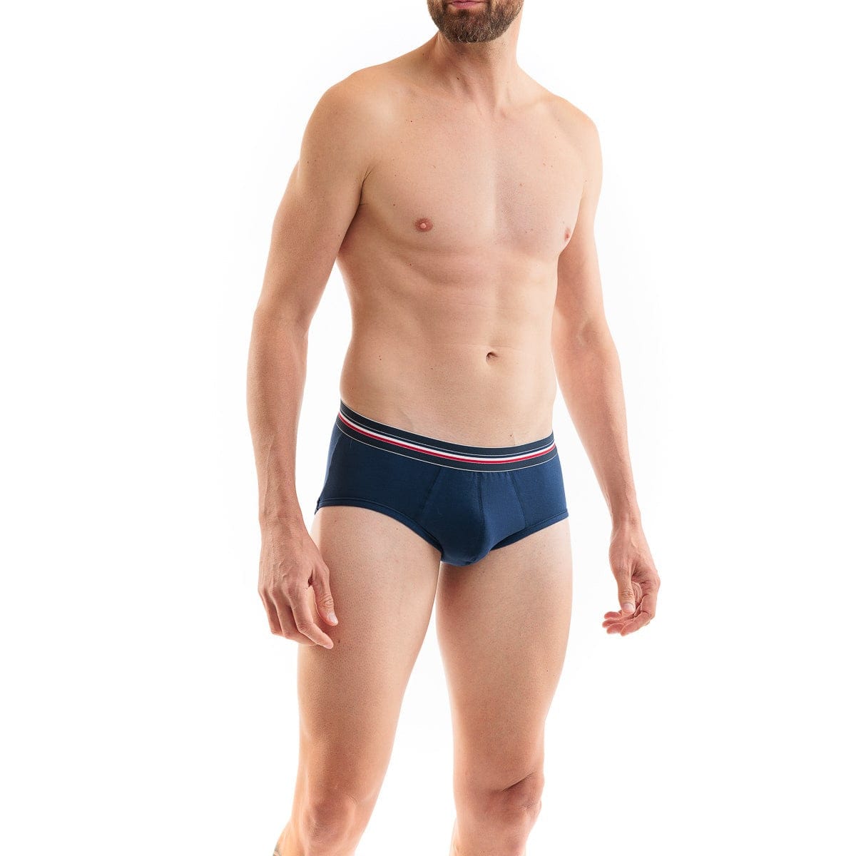 slip bleu marine pour homme