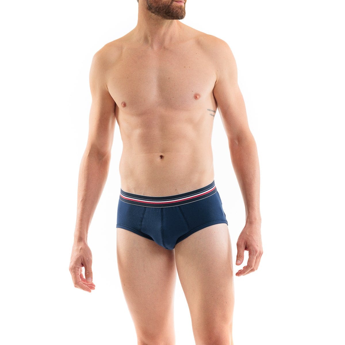 slip bleu marine pour homme