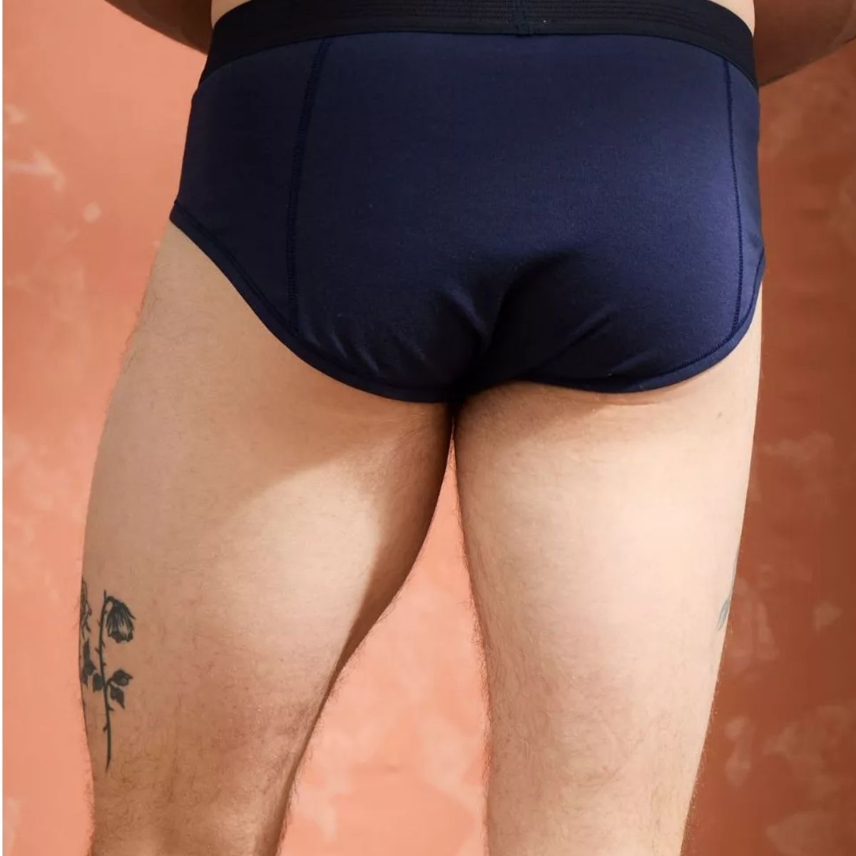Slip homme coton modal Marine