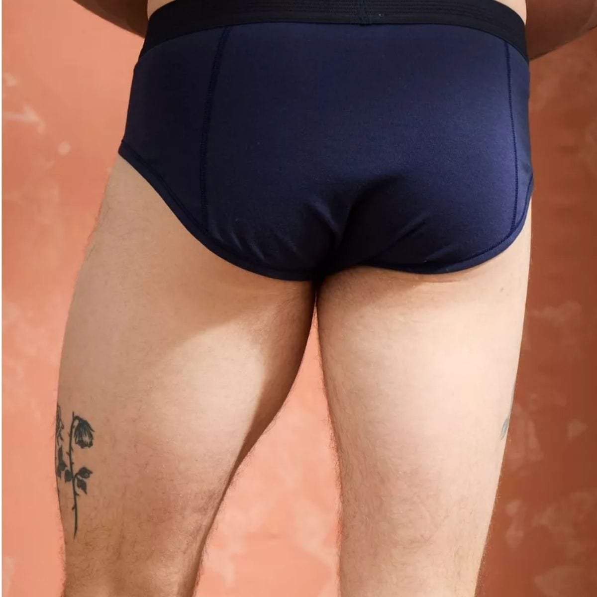 Slip homme coton modal Marine