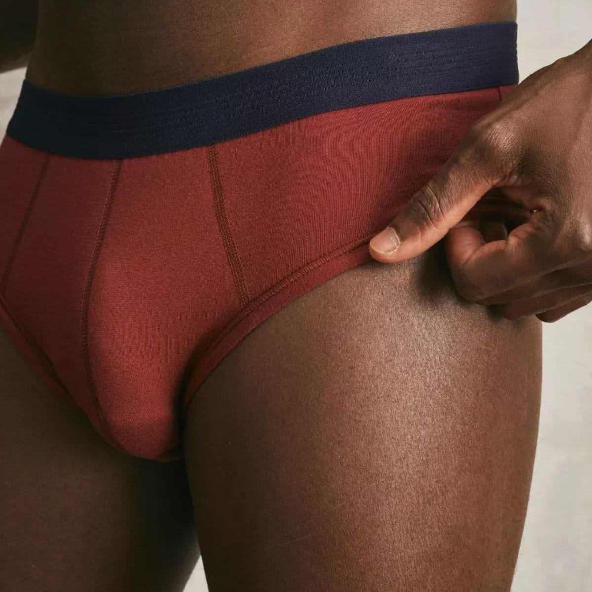 Slip Homme grenat