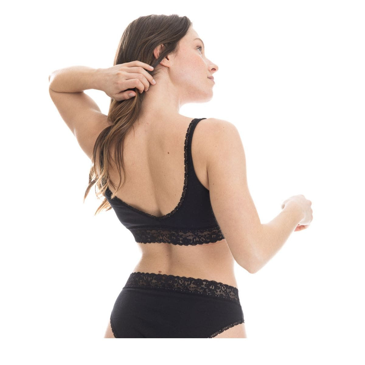 Soutien gorge brassière en Dentelle noir pour femme