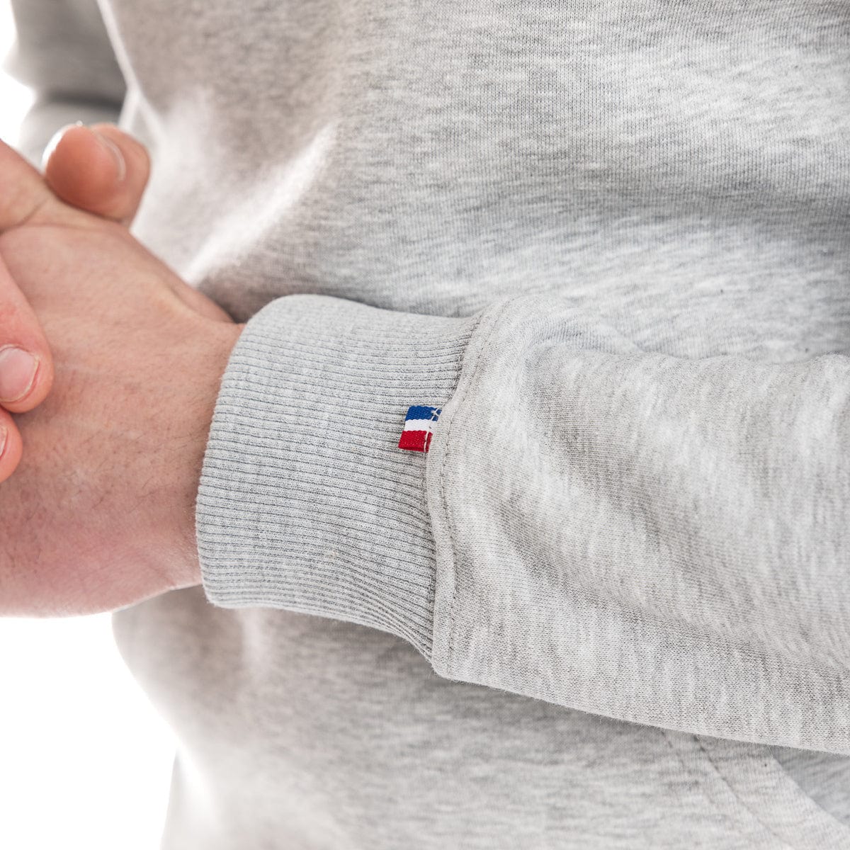 Sweat à capuche homme gris