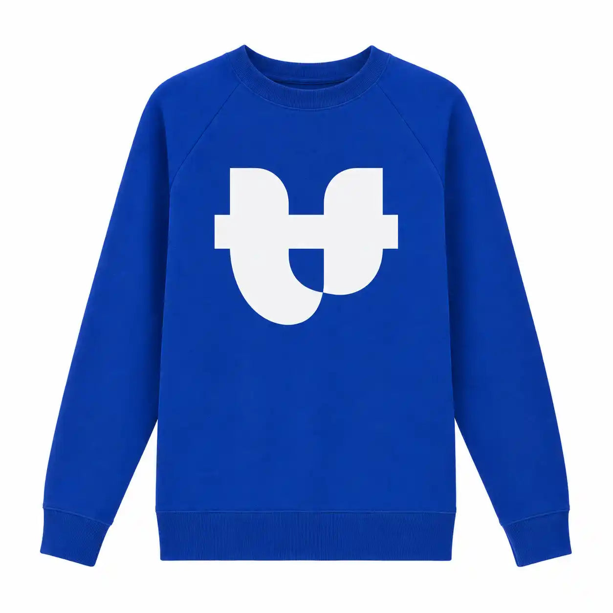 sweat bleu electrique pour femme made in france en coton