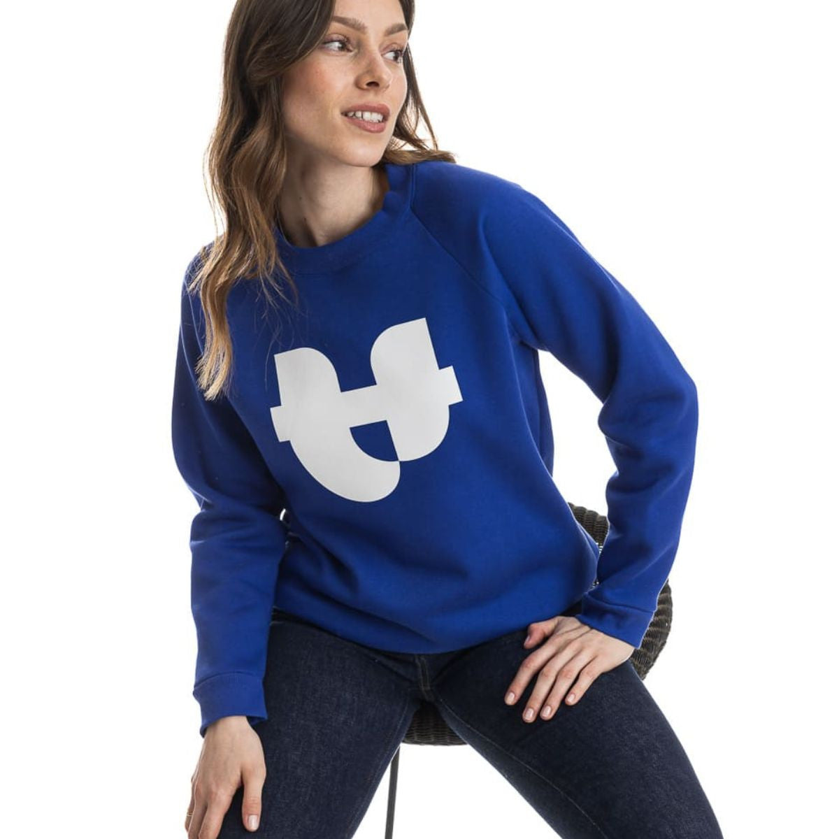 Sweat bleu électrique pour femme