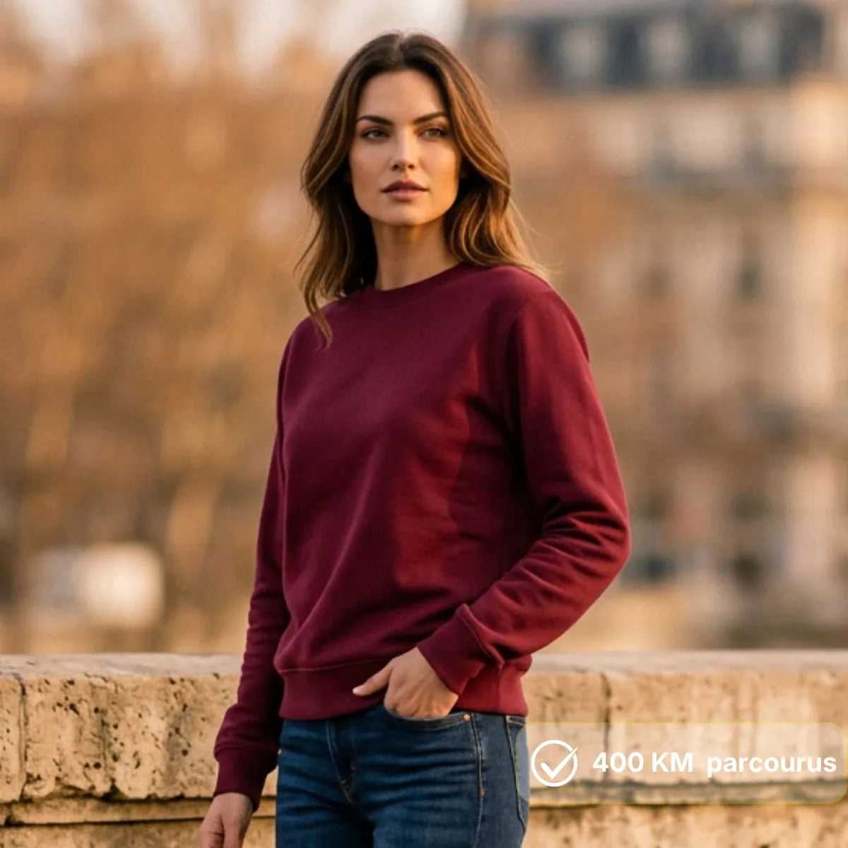 sweat femme bordeaux