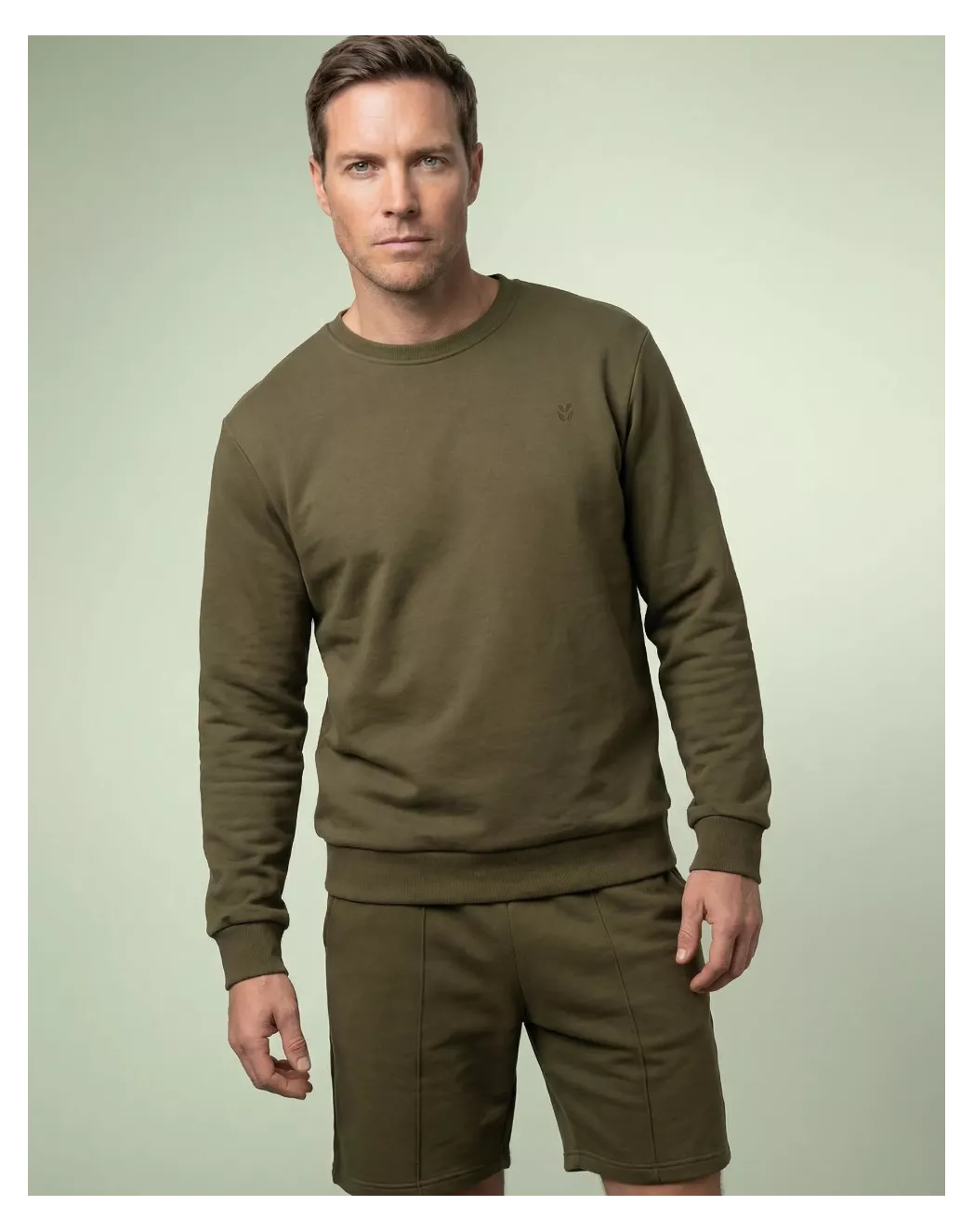 Sweat Homme sans capuche - Vert