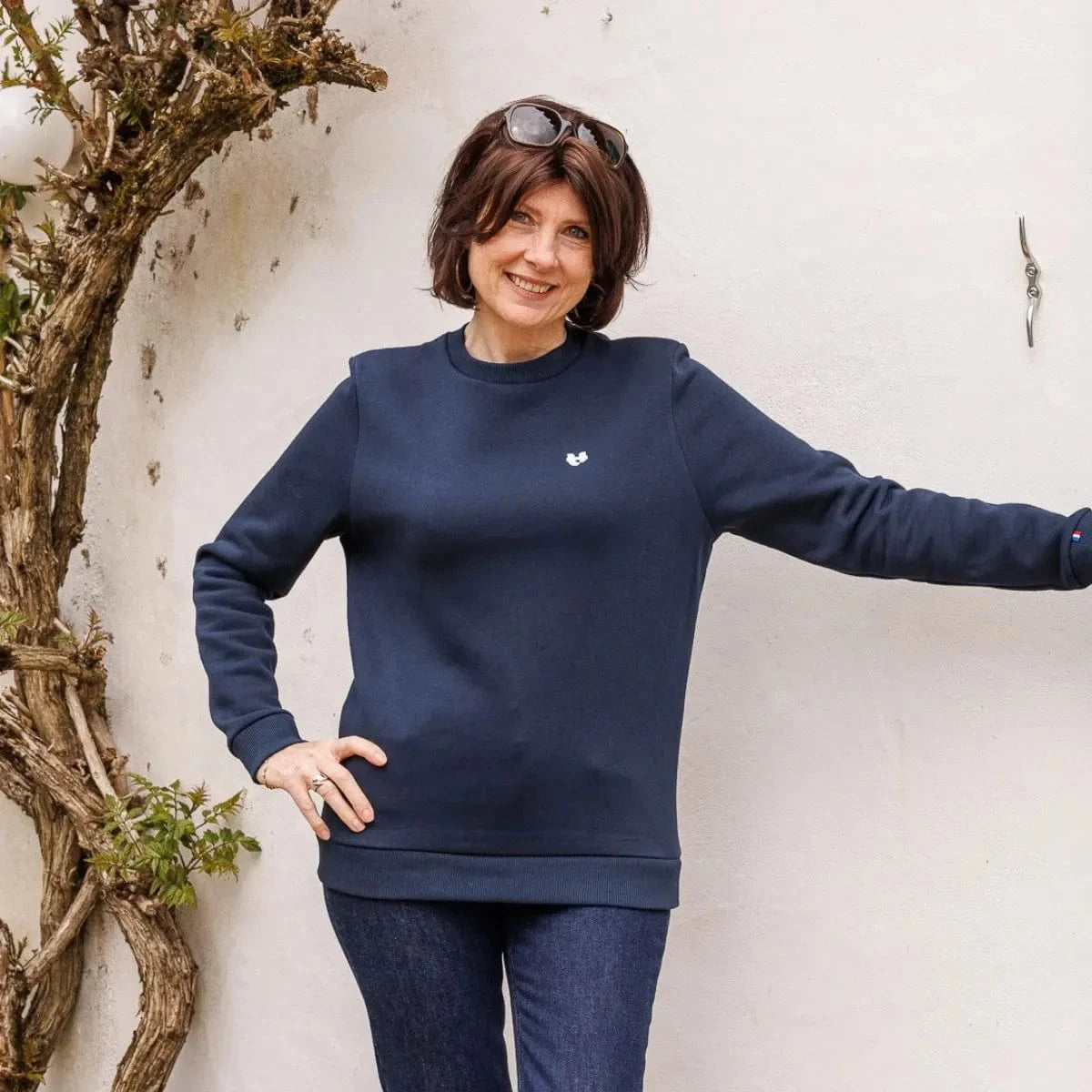 Sweat Femme sans capuche - Cœur