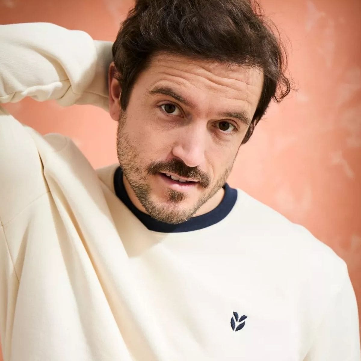 Sweat Homme sans capuche - Ecru