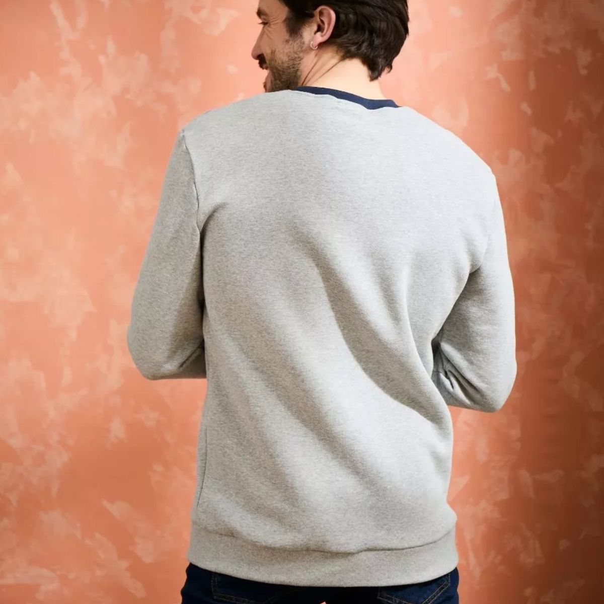 Sweat Homme sans capuche - Gris