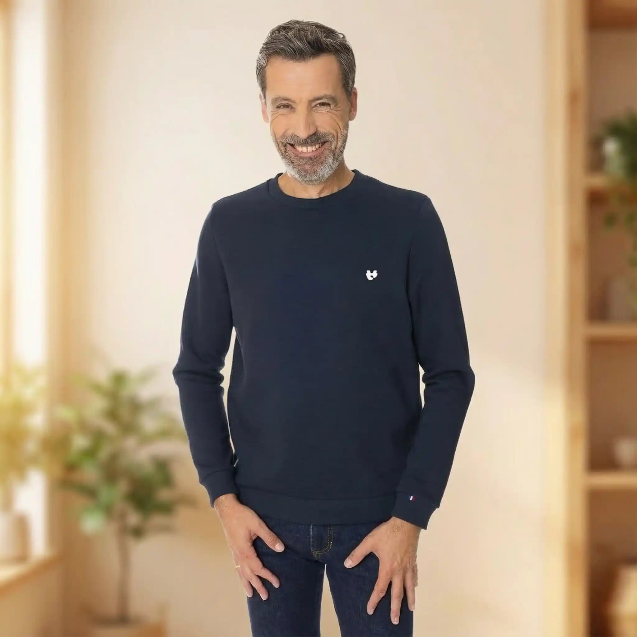 Sweat Homme sans capuche - Cœur