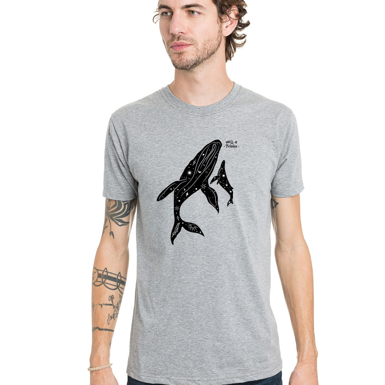 T-shirt Baleines