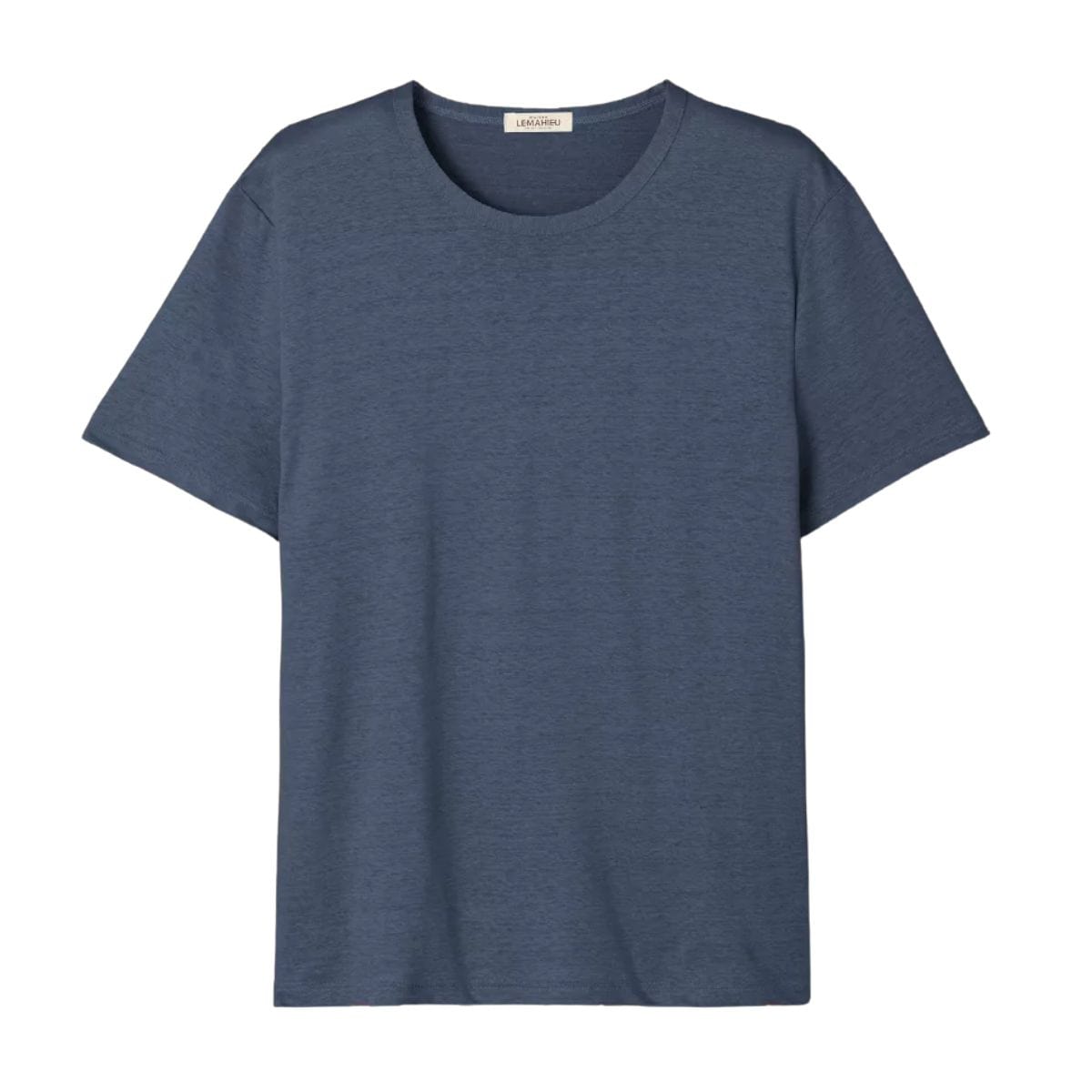 T-shirt en lin homme Marine