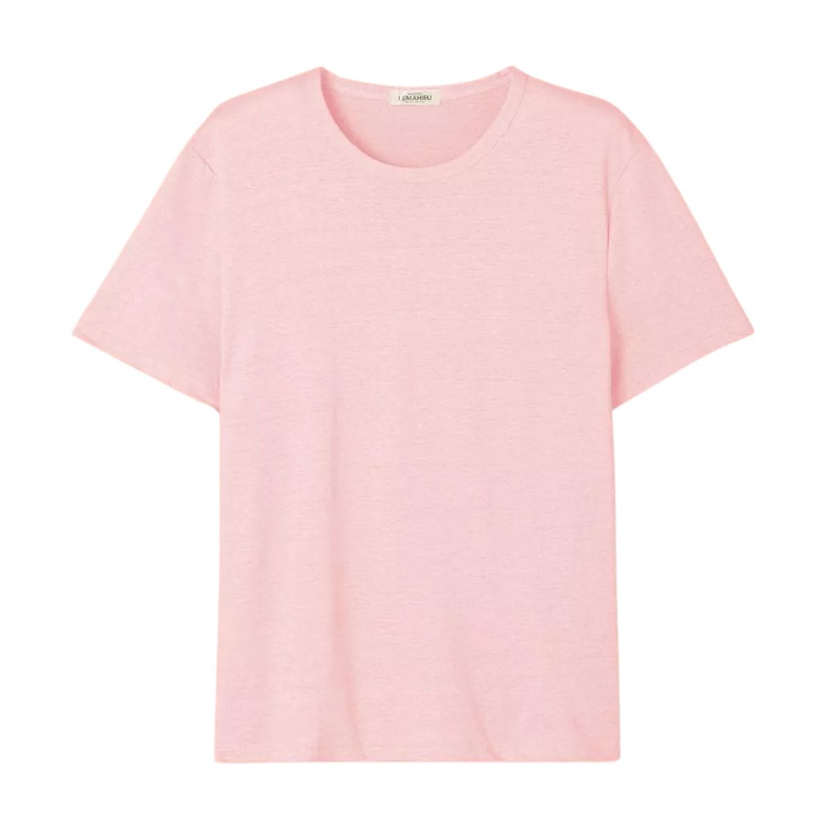 T-shirt en lin homme Rose - S
