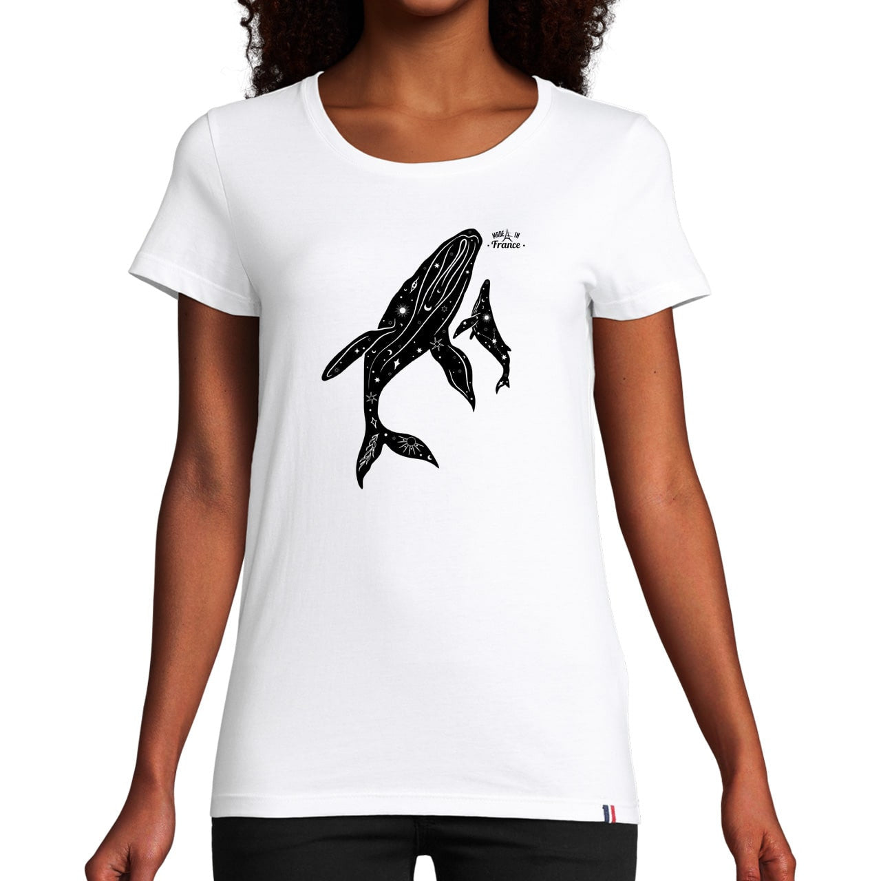 T-shirt baleines