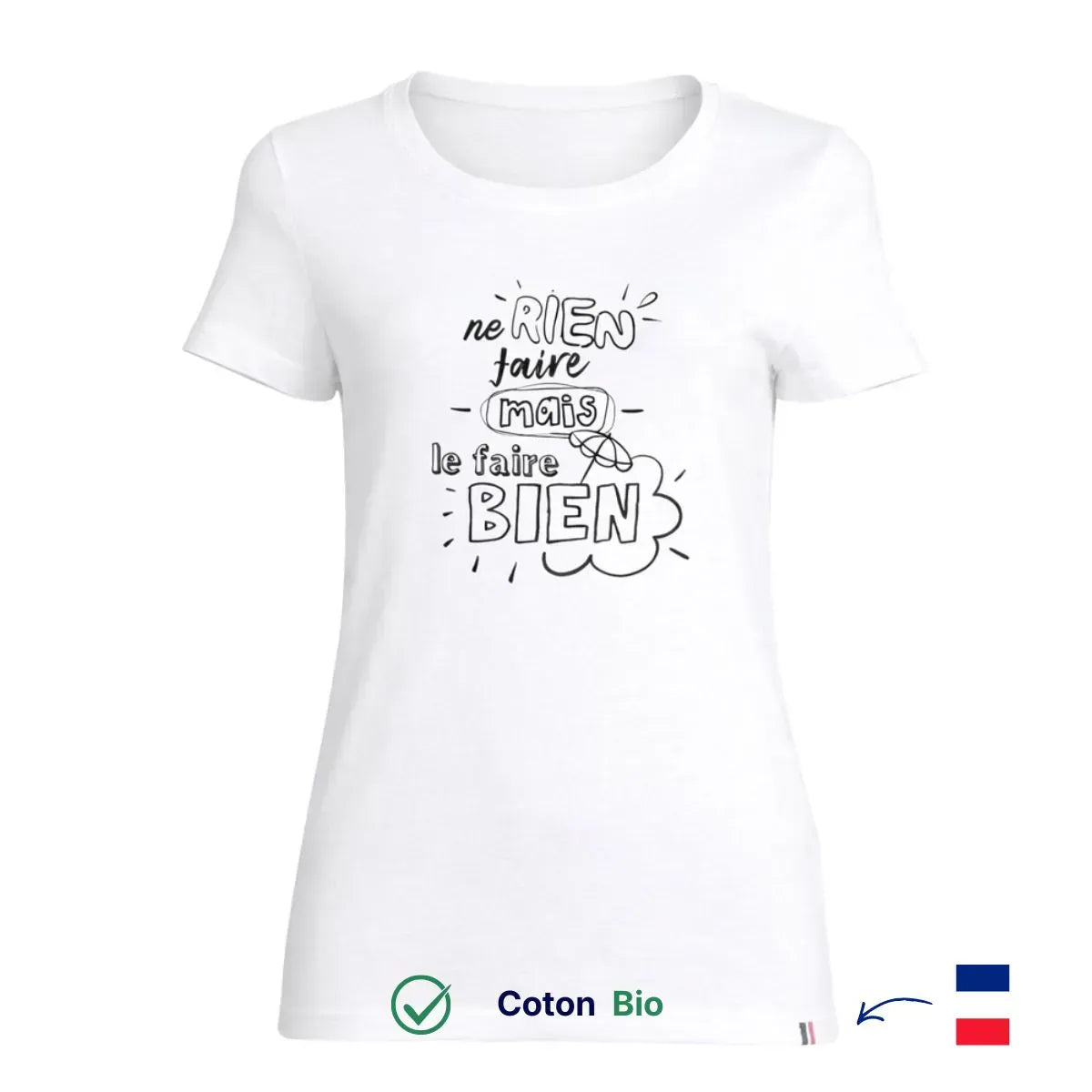 T-shirt femme blanc
