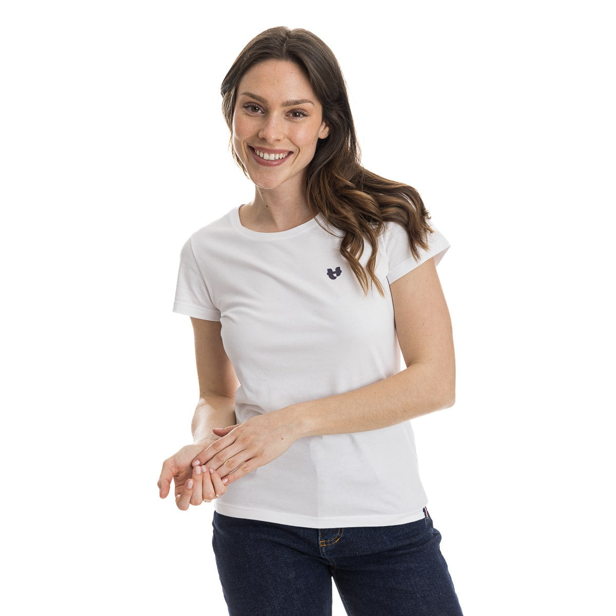 T-shirt blanc femme PALÂBA cœur