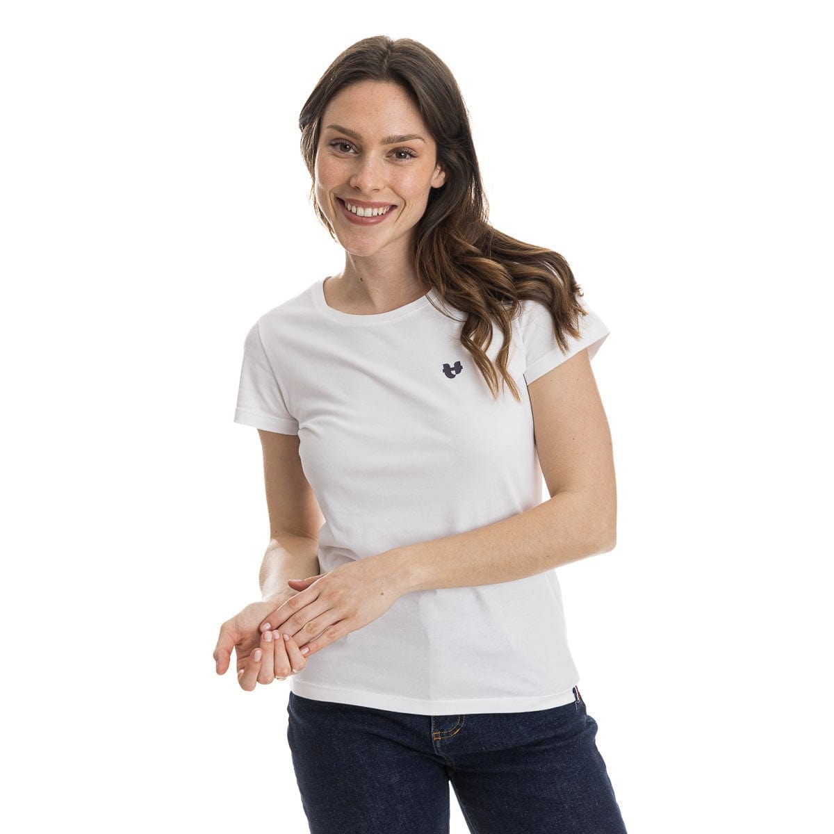 T-shirt blanc femme PALÂBA cœur