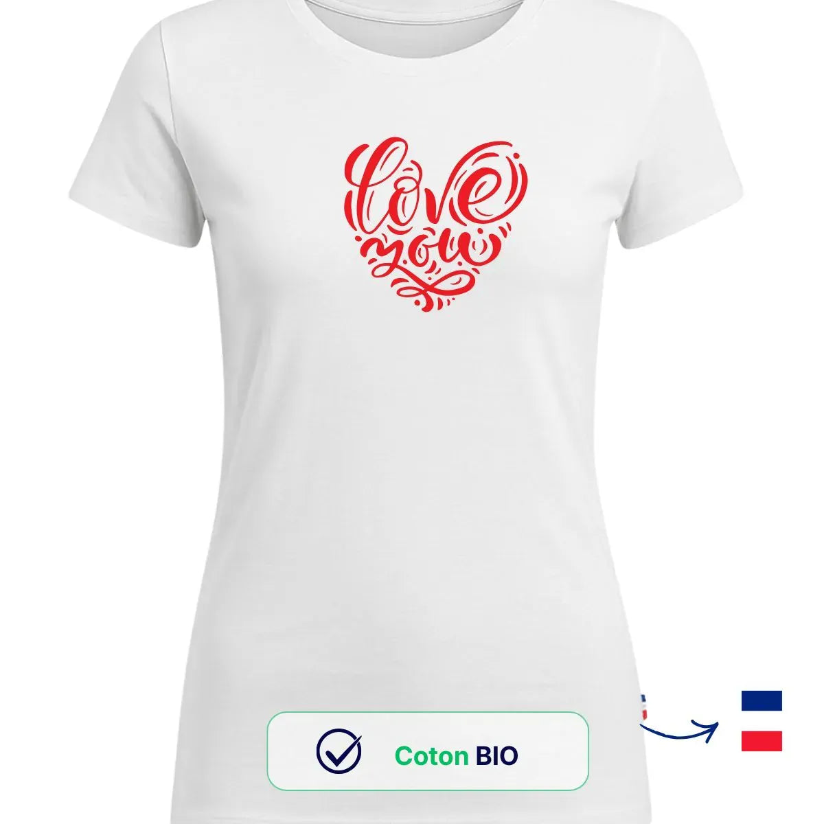 T-shirt femme blanc | DECLARATION