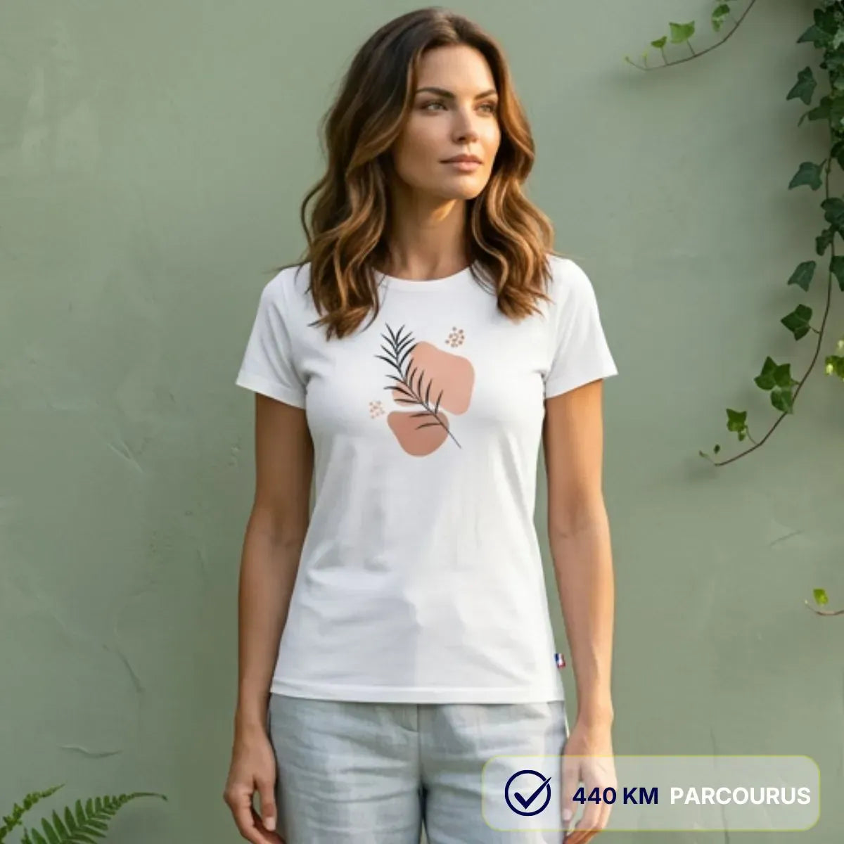 T-shirt femme blanc | FLORE
