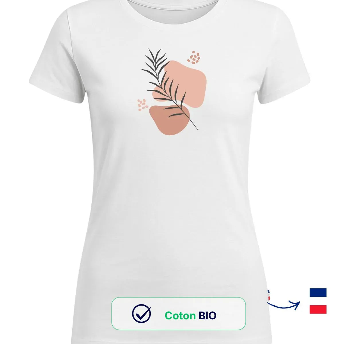 T-shirt femme blanc | FLORE