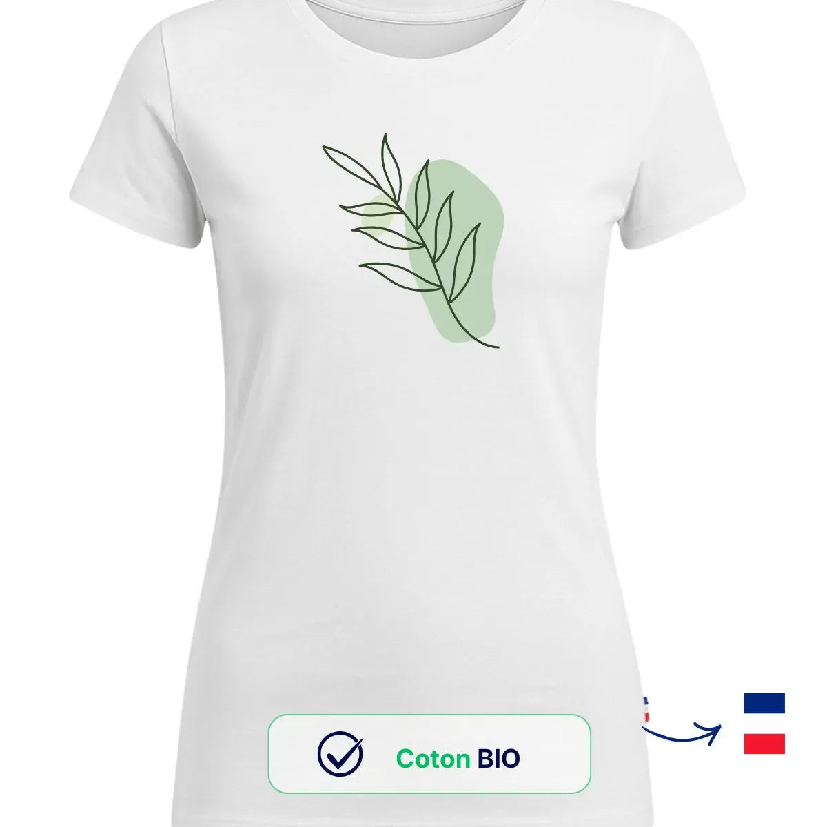 T-shirt femme blanc | SAUGE